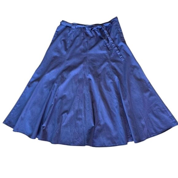 KLEËN Women's Maxi Skirt Size Large Blue Modest - Picture 1 of 11